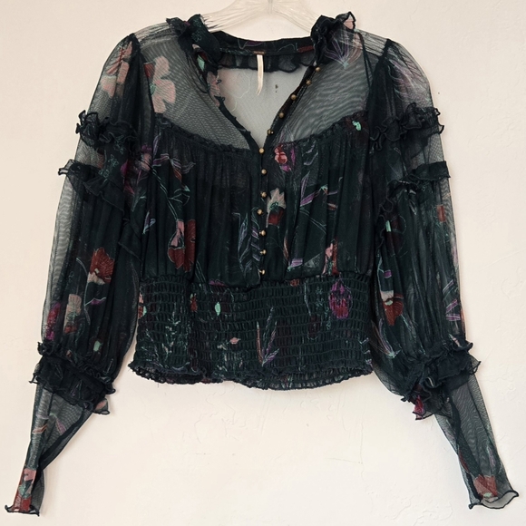 Free People Time For Shine Top Sz S - Picture 3 of 5
